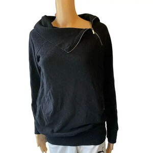 Cloud Nine by Tresics Pullover Cowl Neck Active Sweater Sz M Long Sleeve Goth